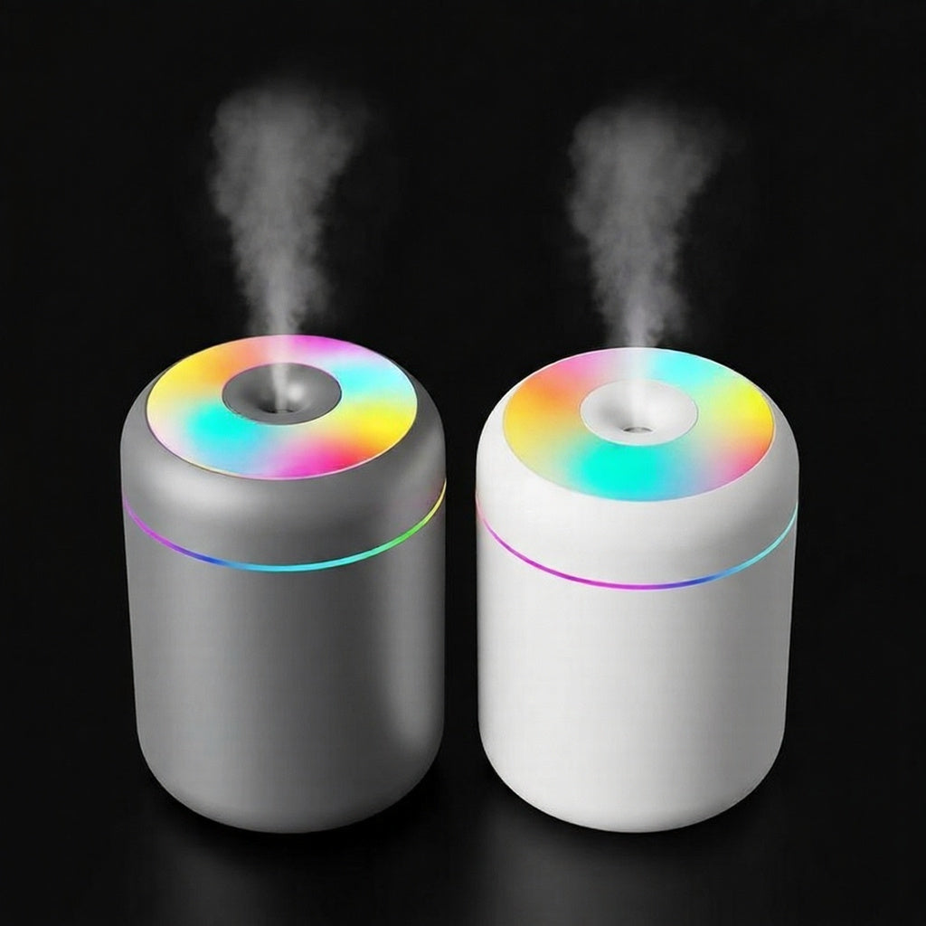 180ML Mini Air Humidifier USB Electric Aroma Diffuser Essential Oil Purifier Aromatherapy Mist Maker Lights For Car Home Bedroom