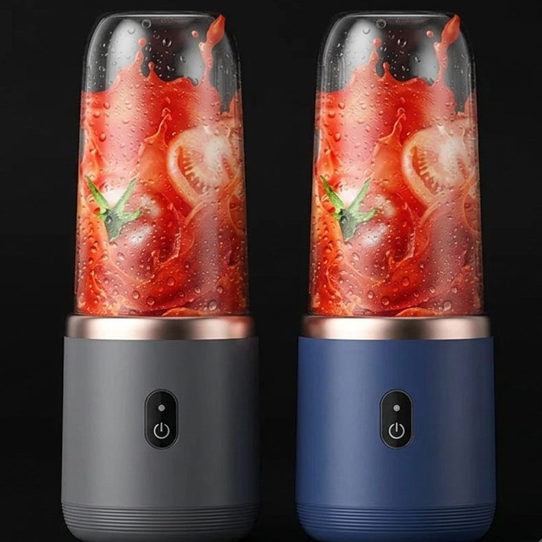 Portable Fruit Juice Blenders Summer Personal Electric Mini Bottle Home USB 6 Blades Juicer Cup Machine For Kitchen