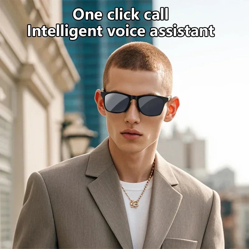 Lenovo Smart Glasses 8K HD Touch Control Camera Recording Bluetooth Call Voice Assistant Translator AI Glasses for Adults New