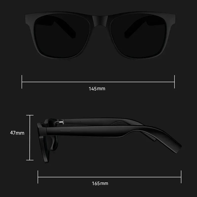 Lenovo Smart Glasses 8K HD Touch Control Camera Recording Bluetooth Call Voice Assistant Translator AI Glasses for Adults New